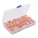 75pcs Compact Wiring Connector 2/3/5 Pin Insulated Cold Pressing Terminals Kit