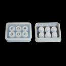 Silicone Mold For Jewelry Rectangle White 72mm(2 7/8 inch) x 59mm(2 3/8 inc