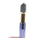 Diamond Non Slip Plastic Handle Steel Cutting Blade Oil Feed Glass Cutter