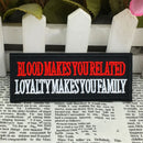 1pc blood makes cloth badges patch embroidered applique sewing label patches ME
