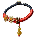 Chinese Style Jewelry Simple Fashion Big Red Jade Line Agate Fine Bracelet