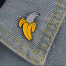 Creative Banana Dolphin Brooches Enamel Badge Jacket Backpack Decor Pins