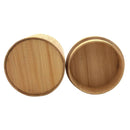 Waterproof Natural Bamboo Cylinder Natural Watch Storage Case with Pillow Travel