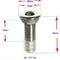 1/2" Inch Thru Hull Bilge Pump and Aerator Hose Fitting for Boats Steel .