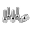 5x Iron Wheel Locking Bolts Fit for VW GOLF (M14x1.5) Radius Security Nuts