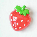 Cute 12pcs Red Strawberry Fruit Flatback Scrapbooking Pendant Phone~DIY V0F D4L5