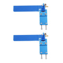 2x Aluminum Alloy 95mm Metal RC Boat Rudder Water Pickup Absorbing Steering