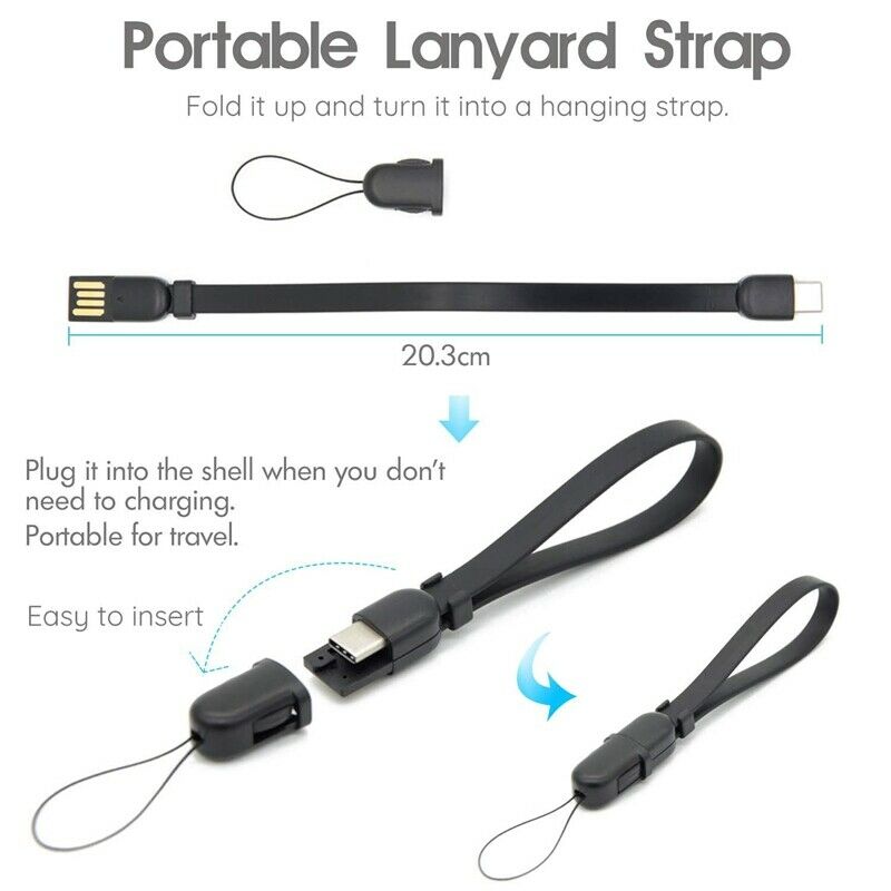 Charging Cable Lanyard Strip Portable Charger Data Line For Dji Osmo Pocket A4A3