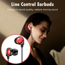 1.2m EP-40 3.5mm Jack Earphone Bass Noise Isolating Earbud In-Ear Headset w/Mic