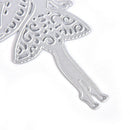 1PC Wings Girl Metal Cutting Die For Photo Album Paper Cards Dec- OZ