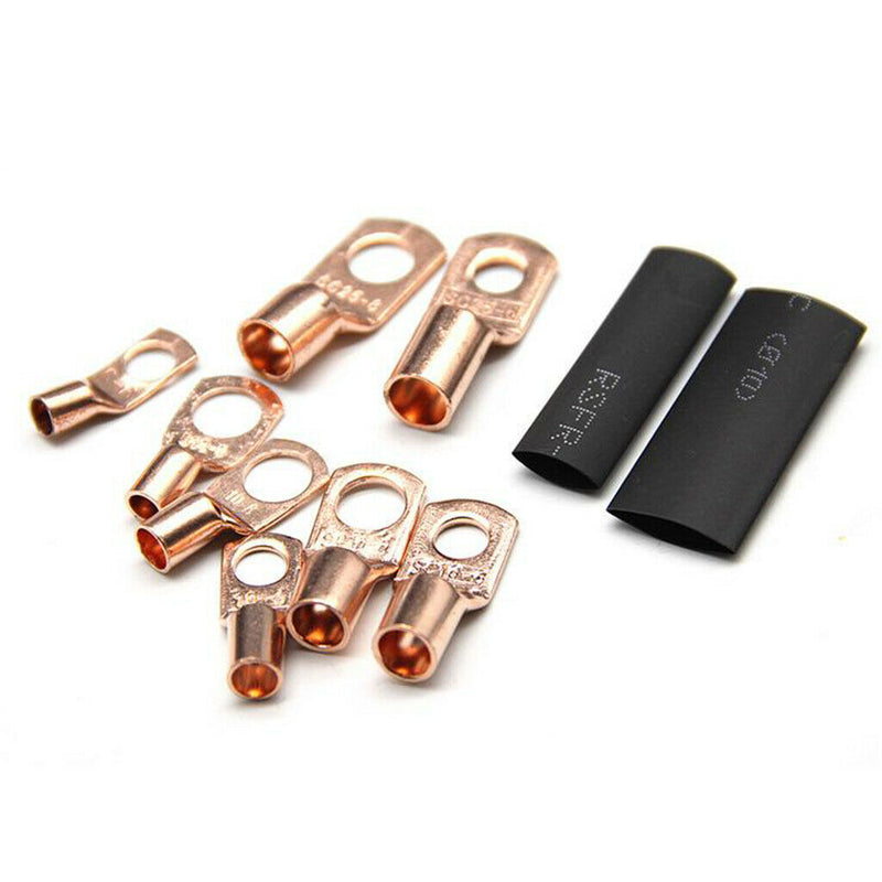 140pcs Assorted Car Auto Copper Ring Lug Terminal Wire Cable Crimp Connector