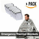 Waterproof Emergency Solar Blanket Survival Safety Insulating Mylar Thermal Heat