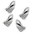Qty(4) Heavy Duty Marine Grade Boat 316 Stainless Steel Snap  Hook 9mm