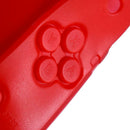 Rubber Silicone Case Cover Clear Screen Protector for Nintendo 2DS (Red)
