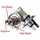 2 Pcs High Quality 80W White Color H4 LED Fog Light Bulbs Car Headlights Deluxe