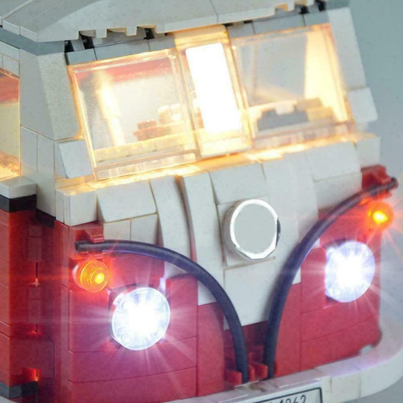 Updated Led Light Kit For LEGO 10220 & 21001 Camper Bricks T1 VW Van Lighti B6Y3