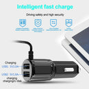 RS1 FM Transmitter Bluetooth Car Kit MP3 Player LED Dual USB 3.1A Car Charg L3I8