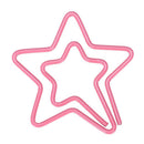 Paperclips 24 pieces in PVC case star