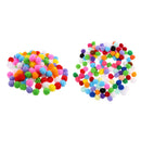 200Pieces Multicolor Wool Felted Soft Pompom Balls Jewelry DIY Creative