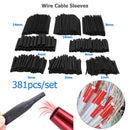 328pcs/set Insulation Shrinkable Tube Heat Shrink Tubing Wire Cable Sleeves A