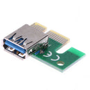 USB 3.0 PCI-E Express 1x to 16x Extender Riser Card Adapter SATA Power Cabl