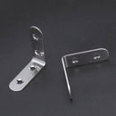 10 x Stainless Steel Shelf Support Corner Brace Angle Bracket 50x50mm