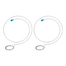 2pcs Wire Eye Loupe Eyeglass Holder Head Watch Watchmakers Repair Magnifier