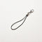 100Pcs Black Cell Phone Rope Strap Charm Cords Lariat Clip Lanya ES