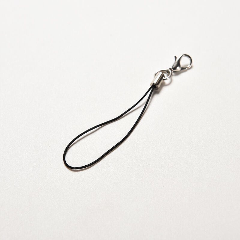 100Pcs Black Cell Phone Rope Strap Charm Cords Lariat Clip Lanya ES