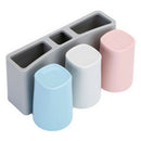 Wall Mounted Toothbrush Holder Cup Box Toothpaste Holder Bathroom Organise DHV