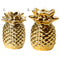 3x Ceramic Pineapple Shape Statue Desktop Display Home Office Cafe Decor