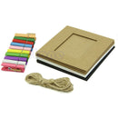 10Pcs 3'' Paper Photo Flim Frame Wall Picture Album DIY Hanging + Rope Camp