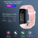 E98S Smart Wrist Band Body Temperature Heart Rate Monitor Fitness Tracker