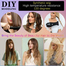 Brown Gradient Golden Long Straight Hair Women'S Fiber Wig R3E2 T6M0