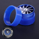 Car Auto Supercharger Air Intake Turbo Fan Turbine Fuel Gas Saver Fan Universal