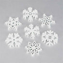 20* Wood Snowflakes Hanging Pendant Christmas Tree Ornaments Home Decor DIY Gift