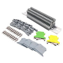 Din Rail Terminal Blocks Kit Uk-2.5N 12 Awg Terminal Blocks Ground Blocks F X1O2
