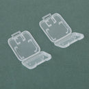 10PCS Transparent Standard SD SDHC Memory Card Case Holder Box Storage New