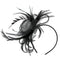 Woman Lady Feather Headband 20s Gatsby Wedding Church Ascot Race Headpieces
