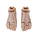 1/6 Bare Feet & Connectors for 12 Inch HT TC TTL 3A Figures Body Accessories