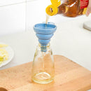 Liquid Silicone Collapsible Foldable Oil Funnels Wine 1pcs Funnel Hopper