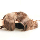 Lady Fashion Long Curly Wavy Women Full Wigs Stylish Light Brown Hair Wig