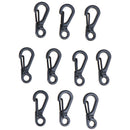 10PCS Mini Carabiner Clip Snap Spring Clasp Hook Keyring Camping Tool ME