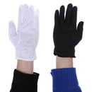 Black White Gloves To Stripe Silk Scarf Magic Tricks Magic Props Toys OZ