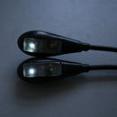 Flexible 2 Dual Arm Clip On LED Light  Book Reading Tablet Laptop PC UF 0  Ew
