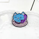 Creative Clothing Bags Alloy Badge Women Men Cute Phone Cat Brooch Jewelry