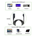Type C to HDMI USB3.1 with screen converter Cable 1080P mobile computer to