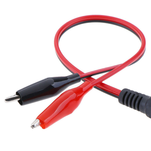 1Pc Alligator Clip 12V Power Cable Crocodile Wire DC Voltage Connector To Fe Kw
