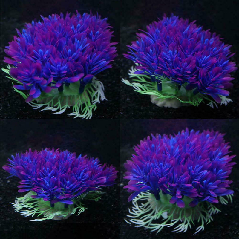 Plastic Artificial Water Green Grass Plant Aquarium Fish Ornament Tank HOT M6S2