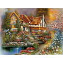 5D DIY Diamond Painting House Full Drill Picture Embroidery Mosaic (1435) A